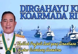 Komando Armada Republik Indonesia (Koarmada RI) memperingati hari jadinya pada 3 Februari 2025 