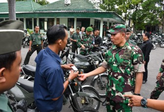 Seluruh Motor Dinas Prajurit Diperiksa oleh Dandim Ponorogo