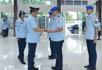 Danlanud Sultan Hasanuddin Pimpin Serah Terima Jabatan Dansatpom