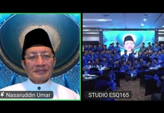 Menag Nasaruddin Umar saat memberi arahan pada Training Komunikasi dan Konseling untuk Penghulu Berbasis AI TalentDNA.