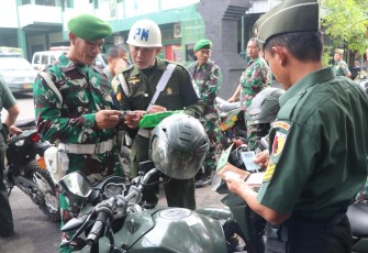 Operasi Gaktib dan Yustisi Polisi Militer Tahun 2025 Digelar di Kodim Tulungagung