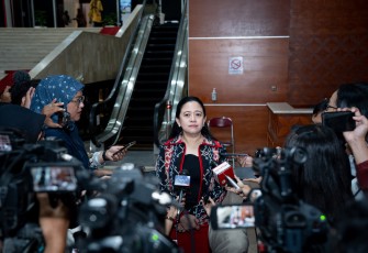 Puan di Gedung DPR, Kompleks Parlemen, Senayan, Jakarta, Kamis (30/1/2025).