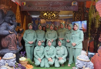 Ketua Umum Persit Kartika Chandra Kirana (KCK), Ibu Uli Simanjuntak melakukan kunjungan kerjanya ke Mojokerto