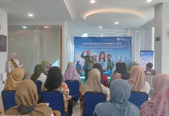 Peringatan Hari Pelanggan Nasional di Kantor BPJS Ketenagakerjaan Cabang Blitar, Jumat 4 Agustus 2026. (Foto : Kliwarta.com)