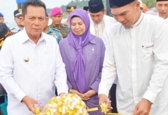 Peresmian Dermaga Apung HDPE Pelabuhan Jagoh.