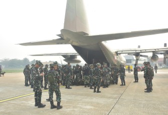 TNI Kerahkan Tiga Batalyon Teritorial Pembangunan Perkuat Penanganan Karhutla di Kalbar