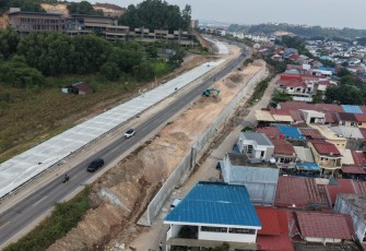 Jalan Landing Point Fly Over – Simpang Lalan Madani Capai 39,194 Persen