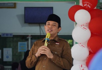 Wali Kota Bengkulu Dedy Wahyudi, membuka acara program inovasi “Ayo PUBER” (Puskesmas Bergerak) 
