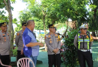 Kapolres Bersama PJU Oku Timur saat Tinjau Langsung Lokasi Objek Wisata