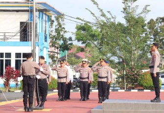 Upacara Hari Kesadaran Nasional di Polres Bintan,