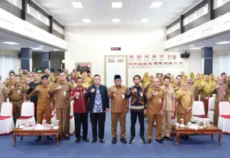 Asistensi dan Evaluasi Penyelenggaraan Pelayanan Publik di Aula Sultan Sulaiman Badrul Alamsyah, Kantor Wali Kota Tanjungpinang, Selasa (21/7/2026).