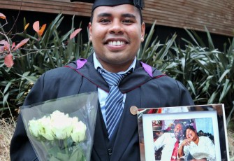  Lukas Norman Kbarek, putra daerah asal Kabupaten Biak Numfor, Papua