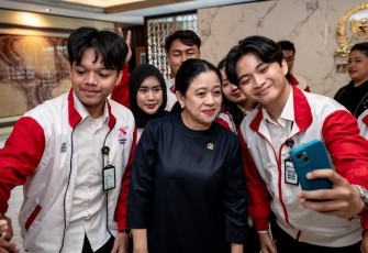 Audiensi Puan dengan peserta Parja Terbaik 2024 dan 2025 digelar di Gedung DPR, Kompleks Parlemen, Senayan, Jakarta, Rabu (12/8/2026).