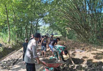 Karya bakti di wilayah desa binaan 