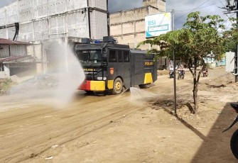 Water Cannon Sabhara Polres Aceh Selatan 