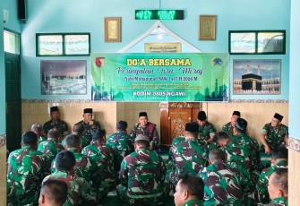 Peringatan Isra Mi’raj Nabi Muhammad SAW di Kodim Ngawi