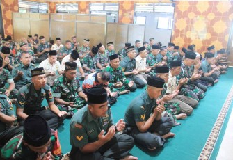 Peringatan Isra Mi’raj prajurit Kodim Trenggalek 
