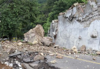 Longsor di wilayah desa binaan 