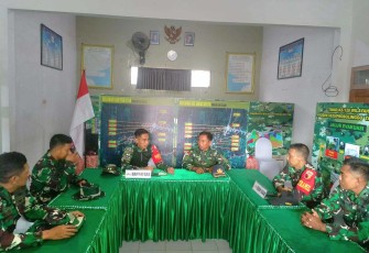 Dansatgas TMMD Ke-128 Kodim 0820/Probolinggo Letkol Inf Ribut Yodo Apriantono