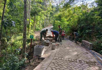 Pengerjaan TPJ Kodim Trenggalek