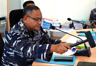 Wadan Kodaeral XIV Laksamana Pertama TNI Tommy Herlambang