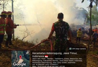 Padamkan api di wilayah desa binaan