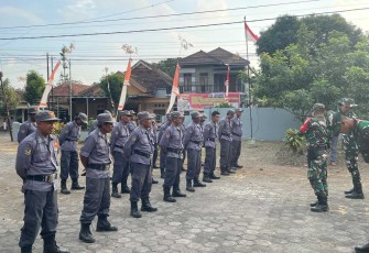Pembinaan linmas di Desa Ledok Tempuro