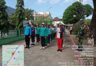 Latih paskribaka wilayah desa binaan