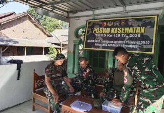 Pemeriksaan kesehatan personel satgas TMMD