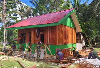 Penyelesaian pembangunan Rumah Type 36 TMMD Ke-129