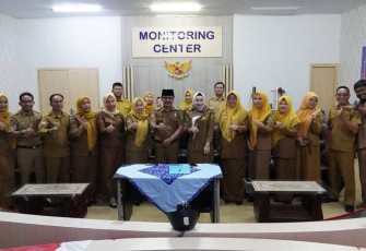 Serah Terima Jabatan Kepala Dinas Kominfo Kota Bengkulu / Foto : MC 