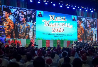 Puncak Perayaan Natal Nasional 2025 digelar pada Minggu, 5 Januari 2026, di Tenis Indoor Senayan, Jakarta yang menjadi penutup rangkaian Safari Natal yang berlangsung sejak November 2025