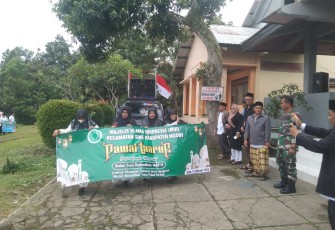 Kegiatan Pawai Taaruf wilayah desa binaan 