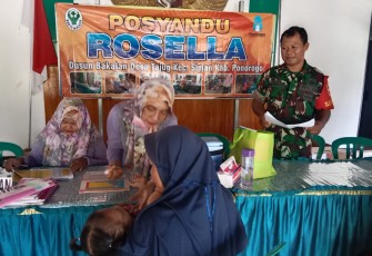 Posyandu balita wilayah binaan 