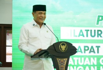 Menko Polkam Jenderal TNI (Purn) Djamari Chaniago 