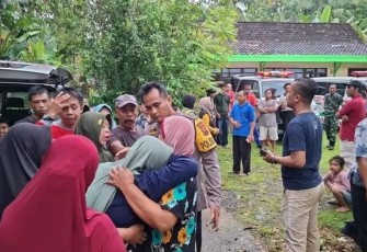 Suasana korban keracunan di lokasi acara