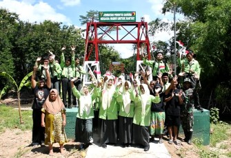 Ungkapan terima kasih dibangunnya jembatan perintis garuda