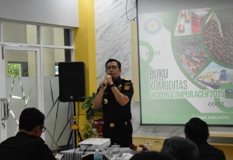 Kanwil DJBC Aceh Luncurkan E-Book dan Infografis Komoditas Ekspor Impor Aceh