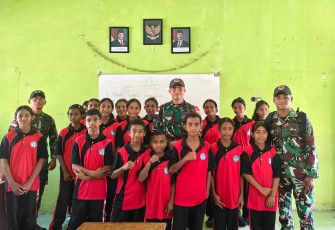 Yonarmed 12 Kostrad Cerdaskan Anak Bangsa