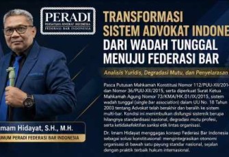 Dr. Imam Hidayat, S.H., M.H., Ketua Umum Dewan Pimpinan Nasional (DPN) PERADI