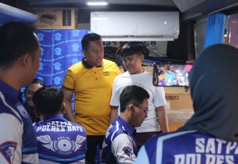 Polres Batu Hadirkan Layanan On the Spot di CFD Sambut Hari Bhayangkara
