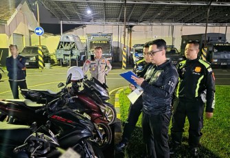 Polres Mojokerto Kota Amankan 80 Pemuda Konvoi