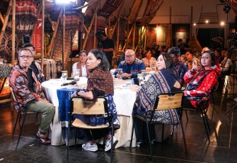 Wakil Menteri Ekonomi Kreatif, Irene Umar, menghadiri Kunstkring Dialogue, Forum Diskusi Ekonomi Restoratif 2026 di Tugu Kunstkring Paleis, Jakarta, Jumat (26/6/2026)