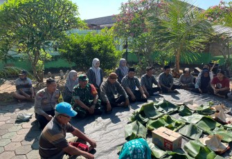 Babinsa Hadiri Tasyakuran Bersih Desa Demangan