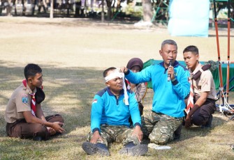 Persami KKRI Kodim 0808/Blitar Bekali Pelajar Materi Bela Negara Hingga Survival