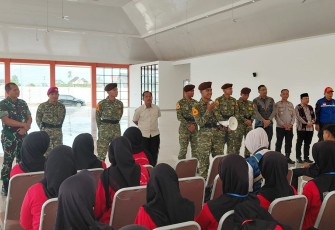 Kasdim 0806/Trenggalek Sambut Lima Taruna AAL pada Bhakti Taruna Akademi TNI 2026