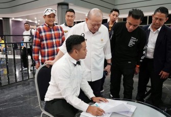 Ketua Umum PB Muaythai Indonesia, AA LaNyalla Mahmud Mattalitti