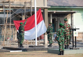 Kodim 0801/Pacitan Rutin Gelar Upacara Hari Senin