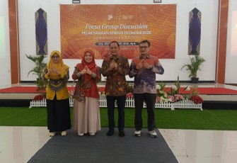 FGD Sensus Ekonomi 2026 BPS Karanganyar bersama Komisi X DPR RI, di gedung pertemuan Hotel Permata Sari, Kamis (6/8/2026)