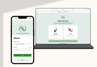 Aplikasi Netrash yang dapat diakses melalui https://netrash.id/